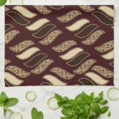 Afrikanisches Gepardhautmuster Handtuch (Gefaltet)