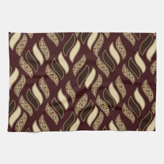 Afrikanisches Gepardhautmuster Handtuch (Horizontal)