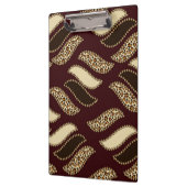 Afrikanisches Gepardhautmuster Klemmbrett (Links)