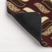 Afrikanisches Gepardhautmuster Mousepad (Ecke)