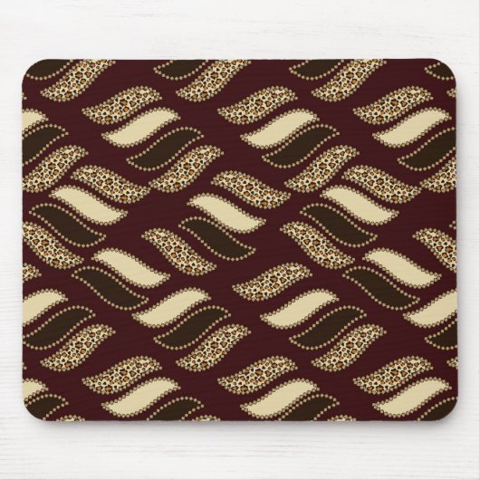 Afrikanisches Gepardhautmuster Mousepad (Vorne)