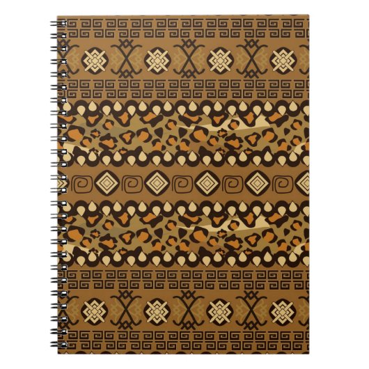 Afrikanisches Gepardhautmuster Notizblock (Vorderseite)