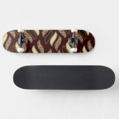 Afrikanisches Gepardhautmuster Skateboard (Horizontal)