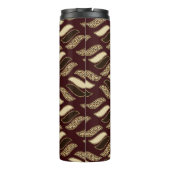 Afrikanisches Gepardhautmuster Thermosbecher (Rückseite)