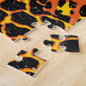 Afrikanisches Gewebe: Wildtierpatchwork. Puzzle (Seite)