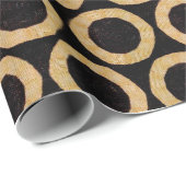 Afrikanisches GewebeDecoupage Papier Geschenkpapier (Rolleneckpunkt)