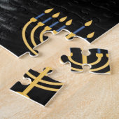 Afrikanisches Grau Chanukka des Kongos Puzzle (Seite)