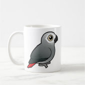 Afrikanisches Grau des Kongos Kaffeetasse (Links)