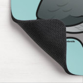 Afrikanisches Grau des Kongos Mousepad (Ecke)