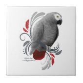 Afrikanisches Grau Fliese (Vorderseite)