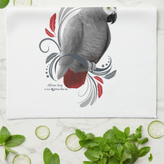 Afrikanisches Grau Handtuch (Gefaltet)