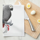 Afrikanisches Grau Handtuch (Viertel Falte)