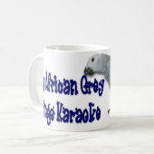 Afrikanisches Grau Kaffeetasse (Vorderseite Links)