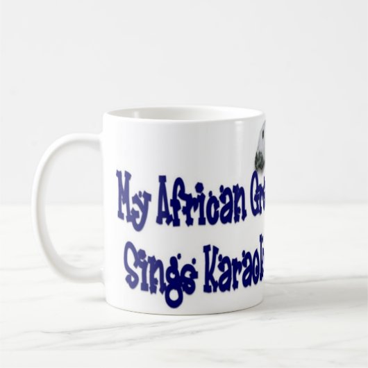 Afrikanisches Grau Kaffeetasse (Links)
