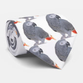 Afrikanisches Grau-Krawatte Krawatte (Gerollt)