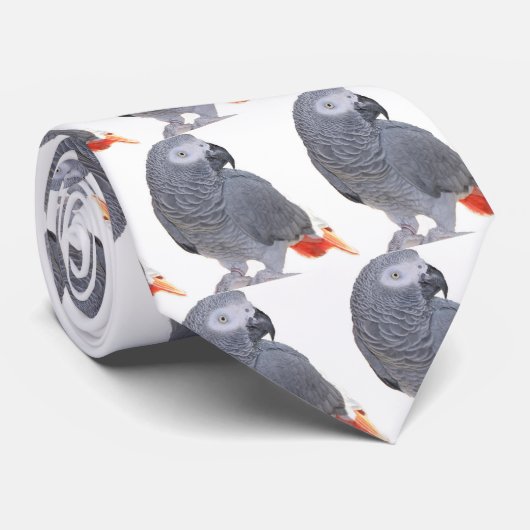 Afrikanisches Grau-Krawatte Krawatte (Gerollt)