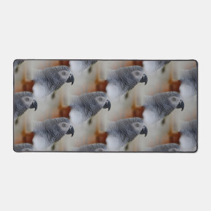 Afrikanisches Grau-Muster Schreibtischunterlage