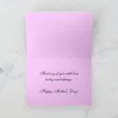 Afrikanisches Grau-Papagei mit Orchideen Karte (Innenseite)