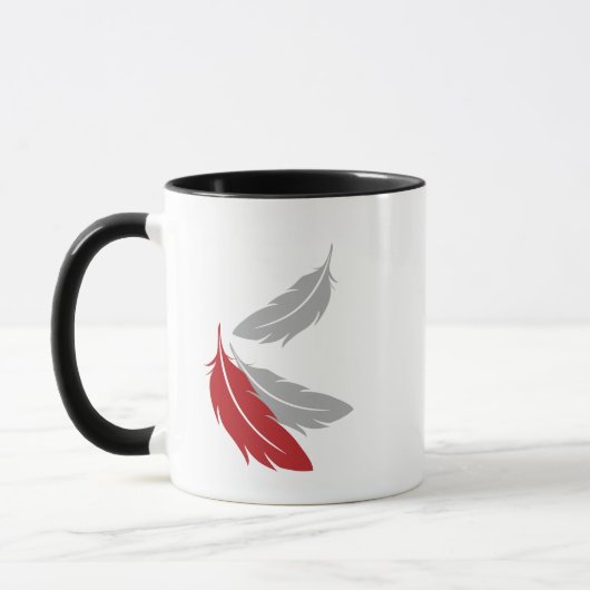 Afrikanisches Grau-Papagei Tasse (Links)