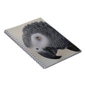 Afrikanisches Grau-Papageien-Notizbuch/Zeitschrift Notizblock (Rechte Seite)