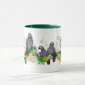 Afrikanisches Grau-Papageien-Party-Tasse Tasse (Zentrum)