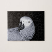 Afrikanisches Grau-Papageien-Puzzlespiel Puzzle (Horizontal)