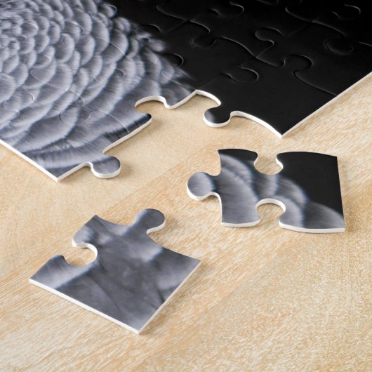 Afrikanisches Grau-Papageien-Puzzlespiel Puzzle (Seite)