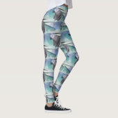 Afrikanisches Grau-Pool-Party Leggings (Rechts)