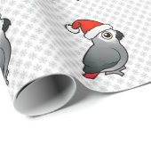 Afrikanisches Grau Sankt Geschenkpapier (Rolleneckpunkt)