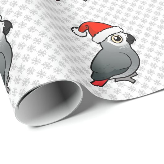 Afrikanisches Grau Sankt Geschenkpapier (Rolleneckpunkt)