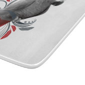 Afrikanisches Grau Schneidebrett (Ecke)