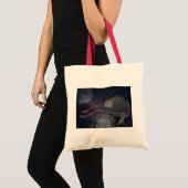 Afrikanisches Grau-Taschen-Tasche des Trick-oder Tragetasche (Vorderseite (Produkt))