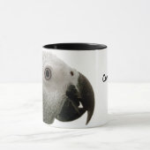 Afrikanisches Grau-Tasse des Kongos Tasse (Zentrum)