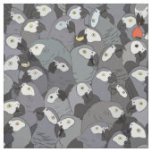 Afrikanisches Grau über dem Muster Stoff (Muster)