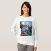 Afrikanisches Grau-Wasserfall-T - Shirt (Vorne ganz)