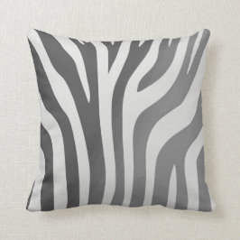 Afrikanisches graues und weißes Zebrastreifen-Kiss Kissen
