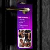 Afrikanisches Haar Braids Beauty Salon Nail Makeup Türanhänger