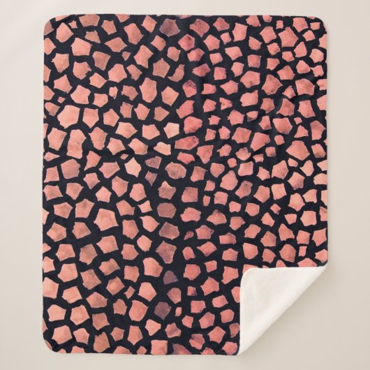 Afrikanisches Hautbild Sherpadecke (Vorderseite)