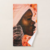 Afrikanisches Hübsches Woman-Badetuch-Set Badhandtuch Set (Handtuch)