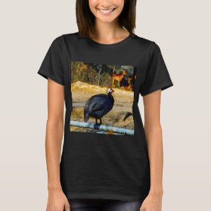 Afrikanisches Huhn galinha-d'angola oder pintada-d T-Shirt