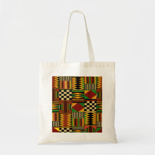 Afrikanisches königliches Kente-Stoffdesign Tragetasche