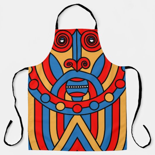 Afrikanisches Kriegertribal Schürze (Vorderseite)