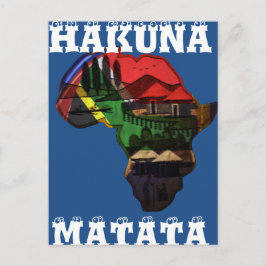 Afrikanisches Kulturerbe - Eine kulturelle Fusion Postkarte