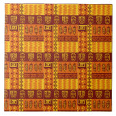 Afrikanisches Kunstgeflecht Fliese (Vorderseite)