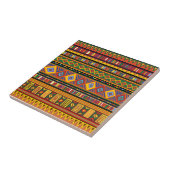 Afrikanisches Kunstmuster Fliese (Seite)