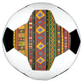 Afrikanisches Kunstmuster Fußball (Gedreht)