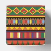 Afrikanisches Kunstmuster Geschenkschachtel (Oben)