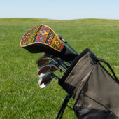Afrikanisches Kunstmuster Golf Headcover (In SItu)