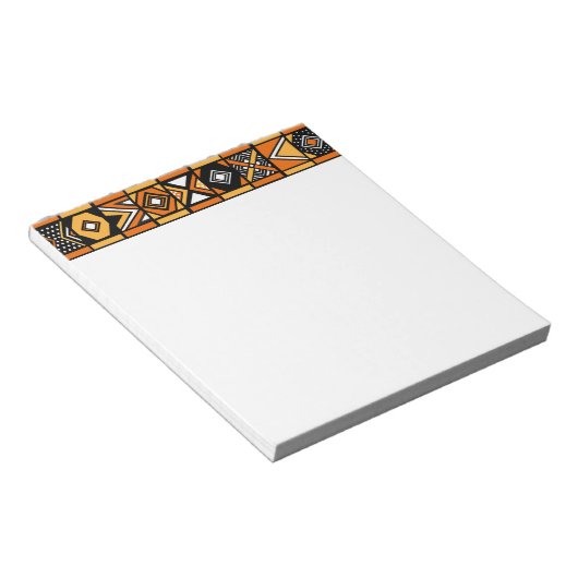 afrikanisches Kunstmuster Notizblock (angewinkelt)