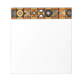 afrikanisches Kunstmuster Notizblock (Vorderseite)